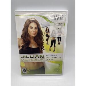 Jillian Michael's Fitness Ultamatum 2009 - Nintendo Wii - Video Game - VERY GOOD